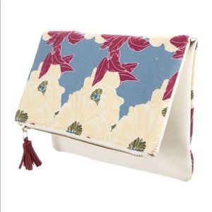 Floral Rachel Pally Leather clutch never used